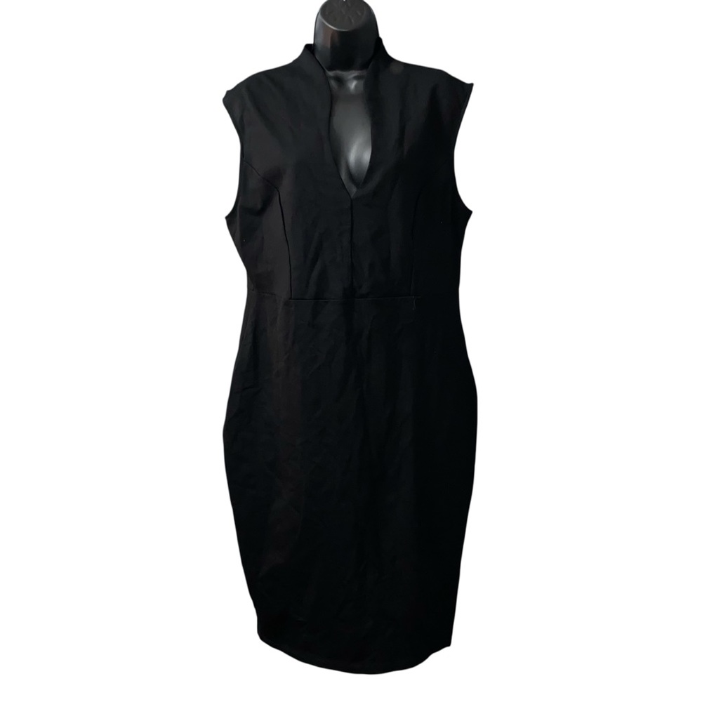 Rebecca The Label Nicole Dress Black Stretch Sexy Classy Party Size 3X Made USA